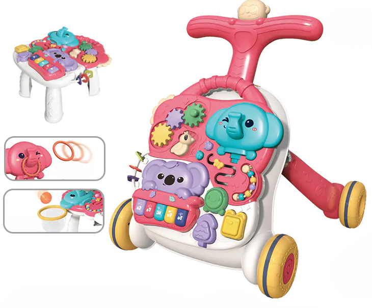 Multifunctional Musical Baby Walker Toy for Learning