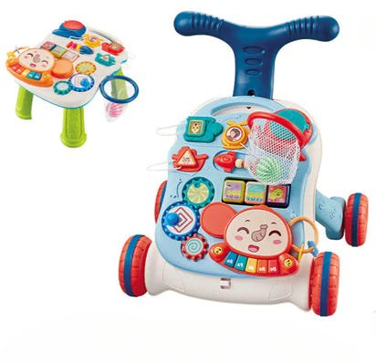 Multifunctional Musical Baby Walker Toy for Learning